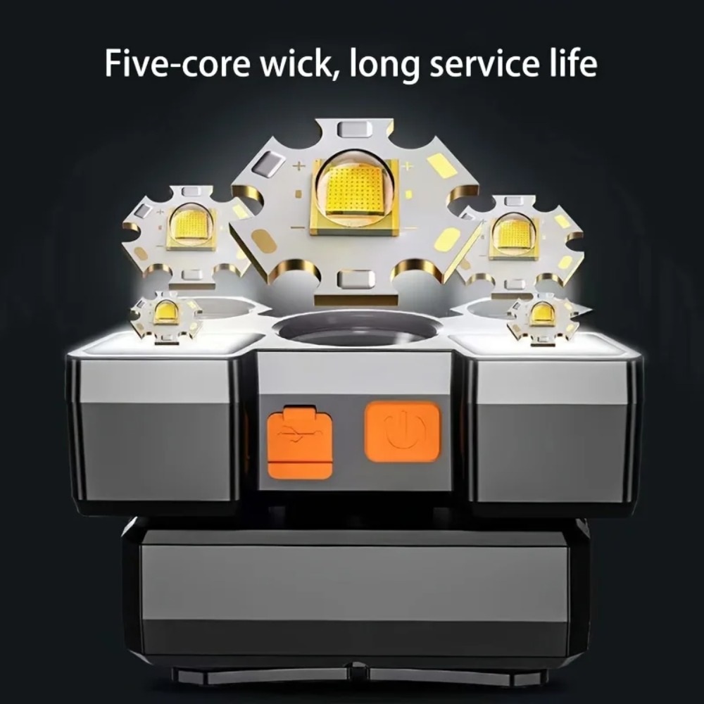 5*LED High Power Headlamp Supe - Outdoor Power Supply recension och pris