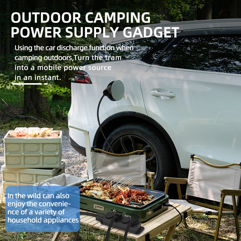 Portable 16A 4KW V2L Cable Ele - Outdoor Power Vac recension och pris