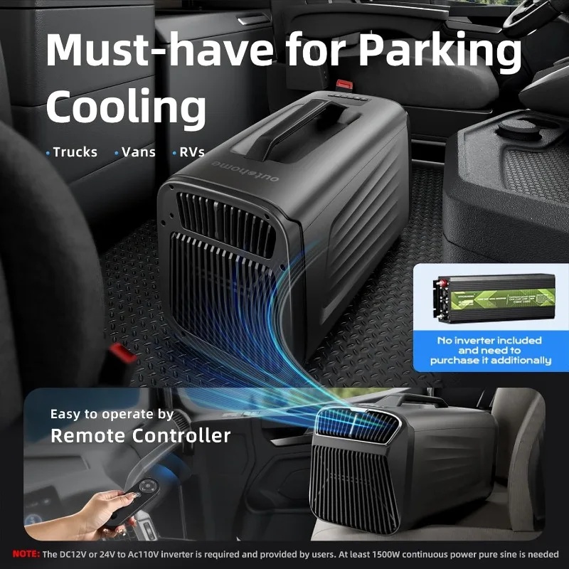 5200BTU Portable Air Condition - Outdoor Power Vac recension och pris