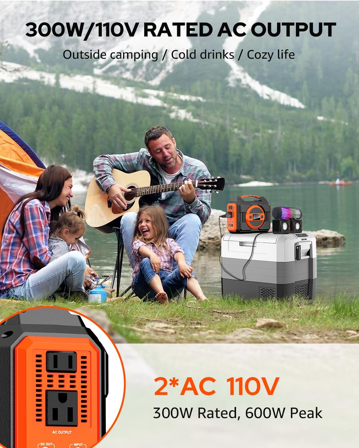 Portable 300W 220Wh Power Stat - Outdoor Power Vac recension och pris