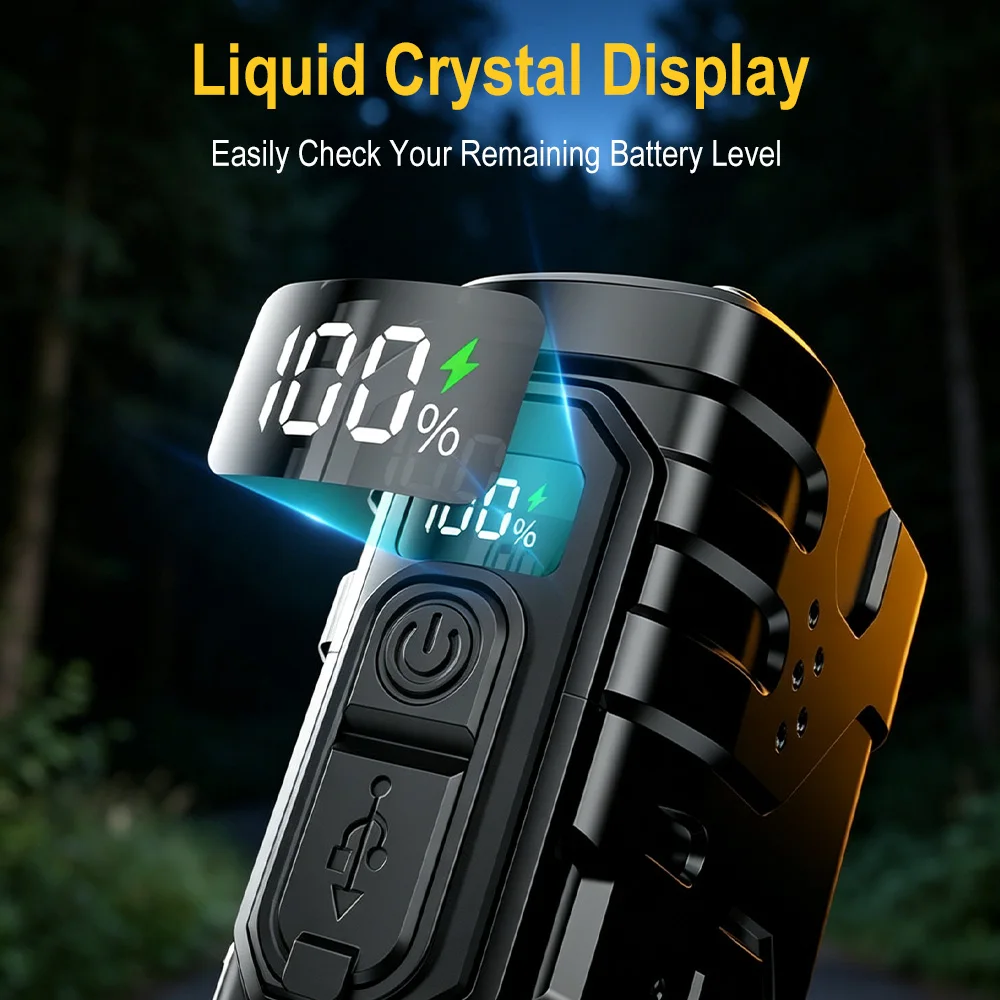 BORUIiT Hand Crank EDC LED Fla - Outdoor Power Supply recension och pris