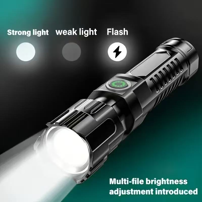 New High-power Led Flashlight  - Outdoor Power Supply recension och pris