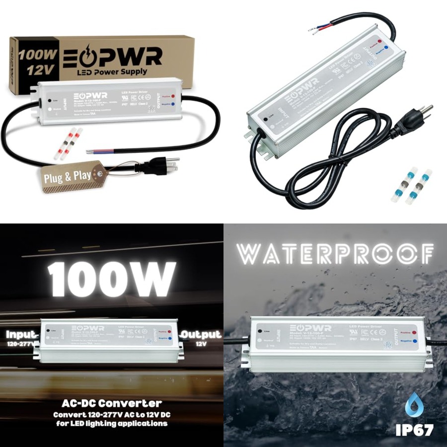 LED Driver Waterproof IP67 Pow - Outdoor Power Supply recension och pris