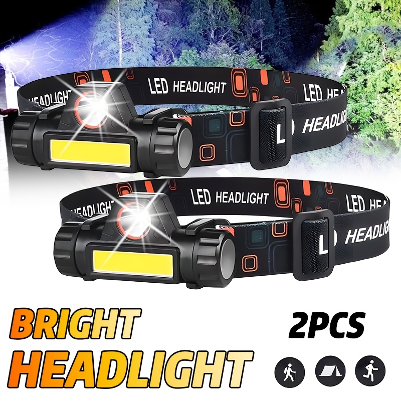 Rechargeable COB LED USB Headl - Outdoor Power Reno recension och pris